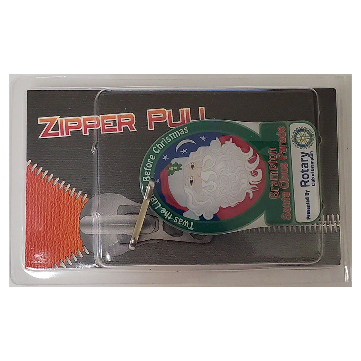 Zipper Pull Charms / Tag with double sided custom shape from 2.1 - 3 Sq. In. 2
