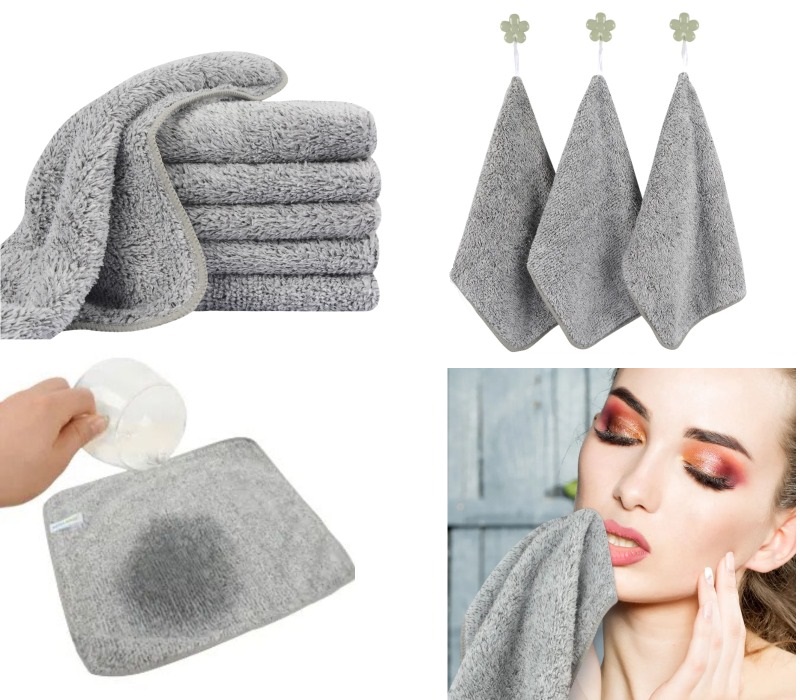 Eco-friendly Bamboo Fiber SPA Face Cleaning Towel 2
