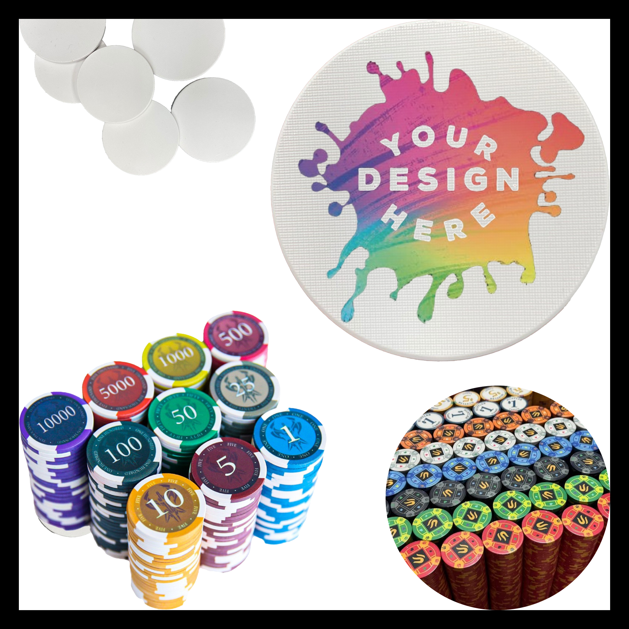 MOQ 100pcs Personalized Gaming Tokens 3