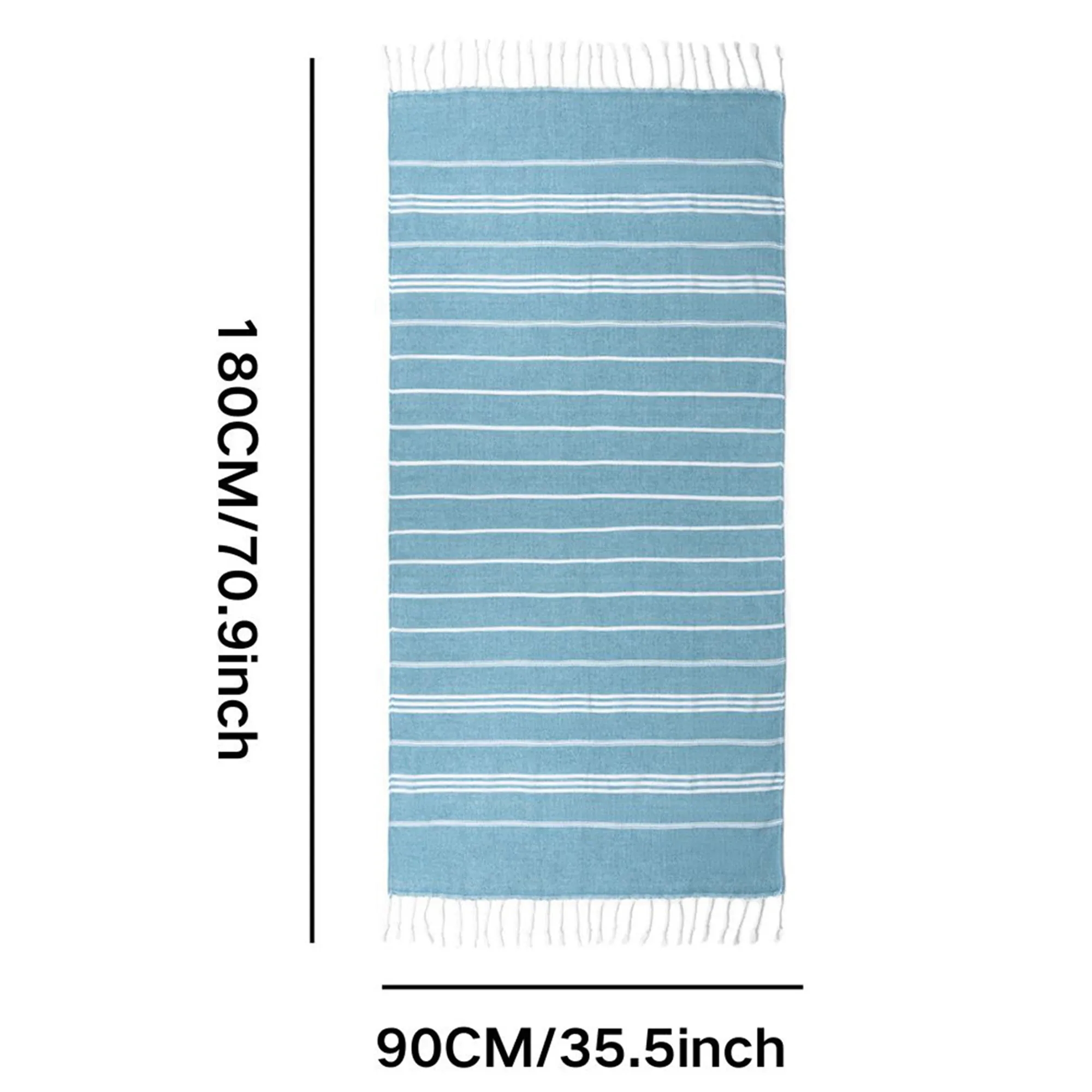 Tassel Absorbent Beach Towel 3