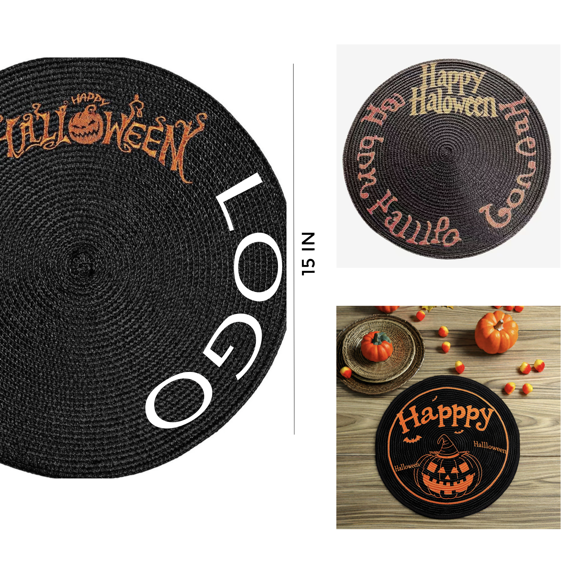 MOQ 50 PCS Decorative Halloween Table Mat 1
