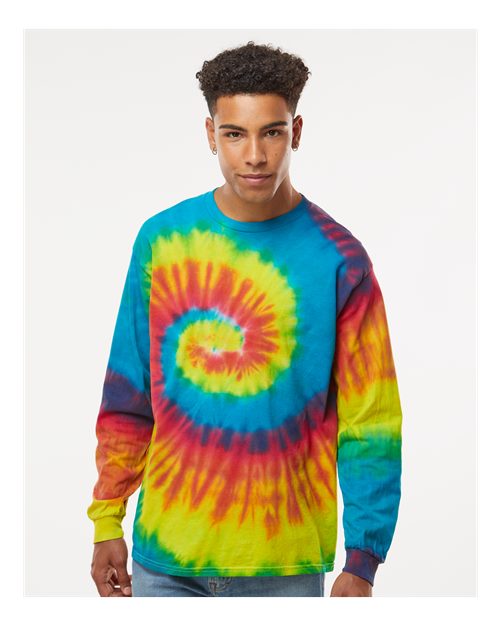 Unisex Tie-Dyed Long Sleeve T-Shirt - 2000 22