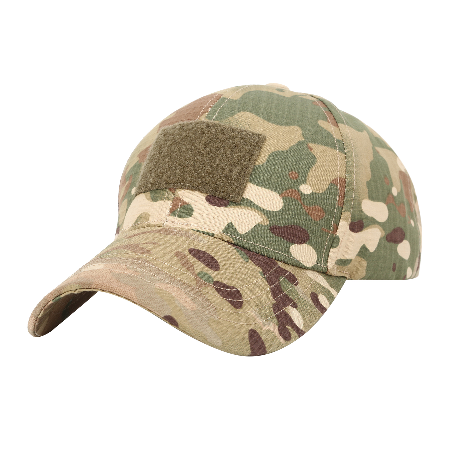 Camo Baseball Cap With Removable Tactical Patch 5