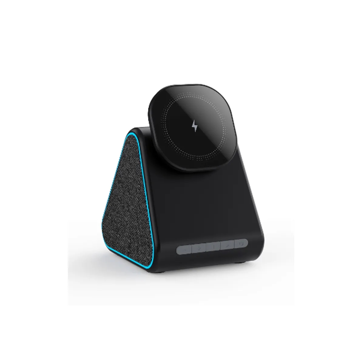 3In1 Magnetic Wireless Charger Bluetooth Speaker Holder 5