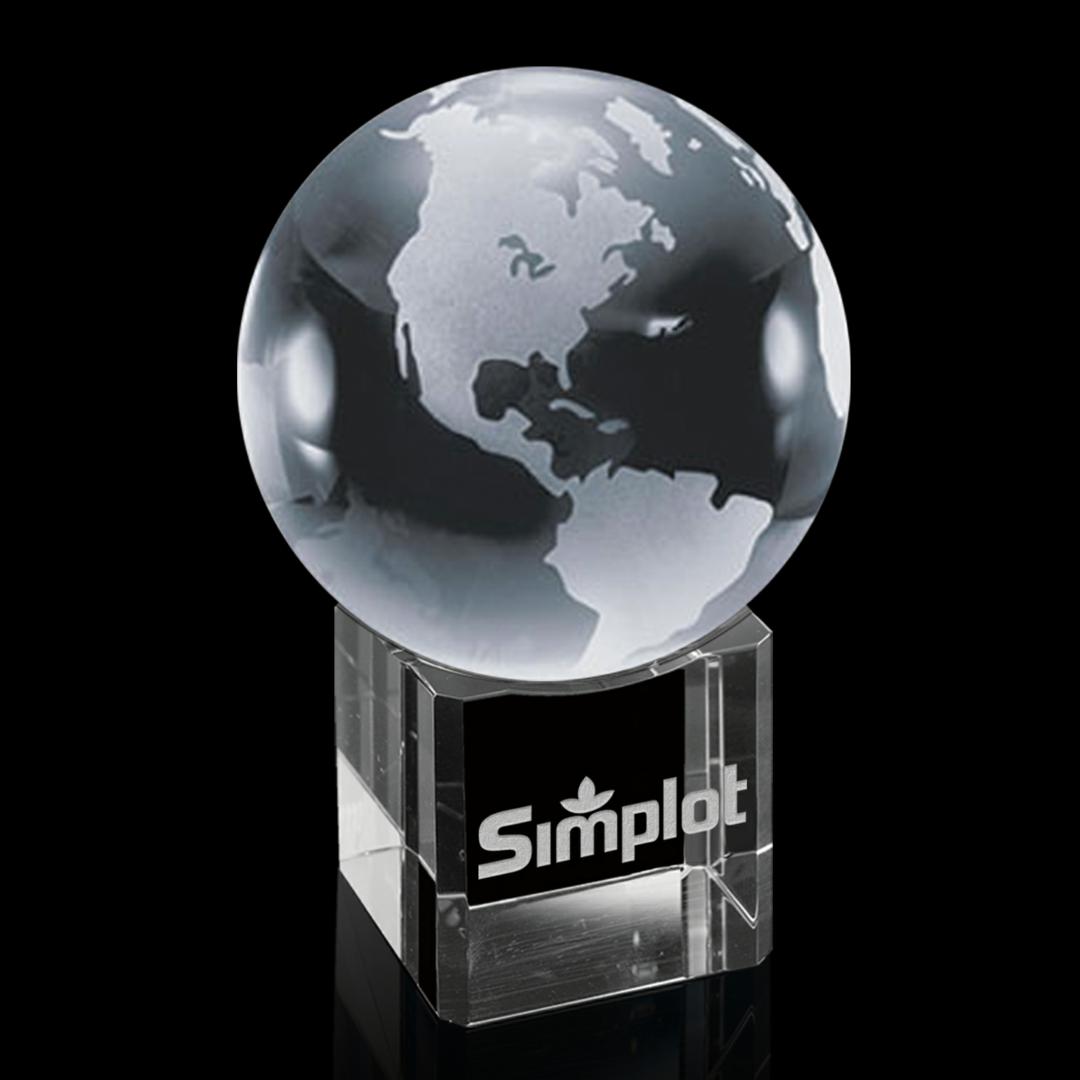 Globe On Cube Award 3