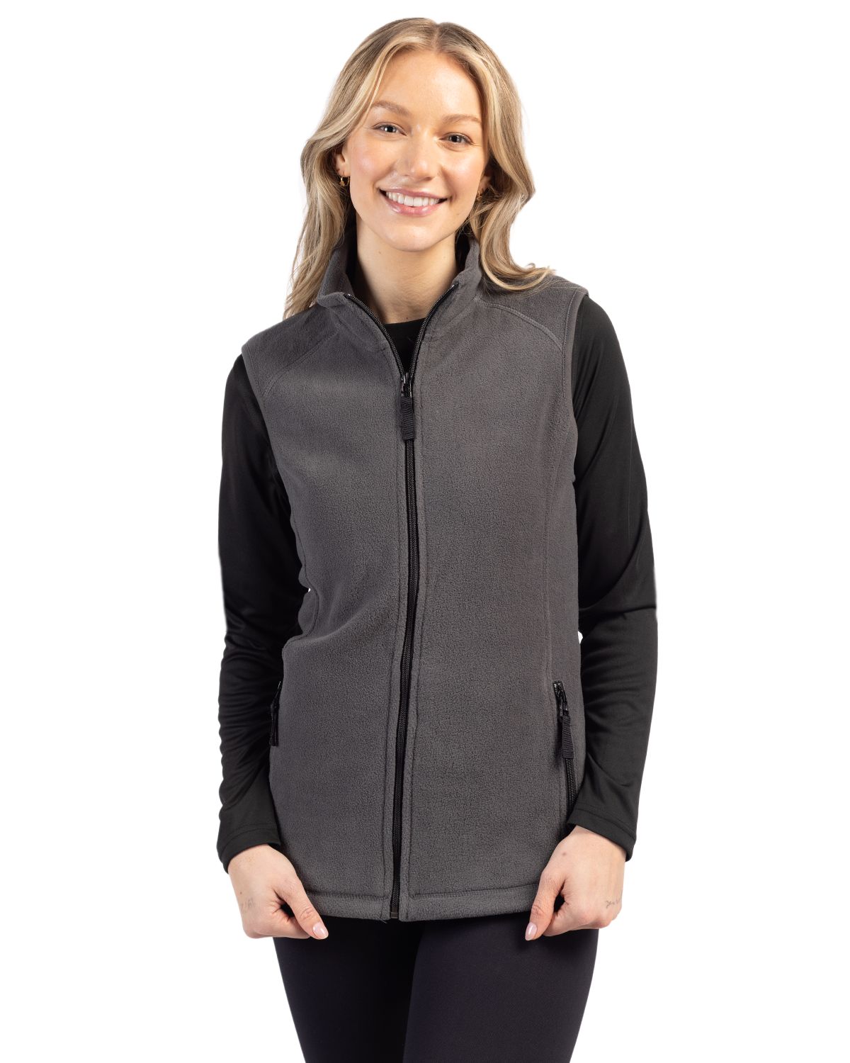 Clique Summit Performance Fleece Womens Full Zip Vest 1
