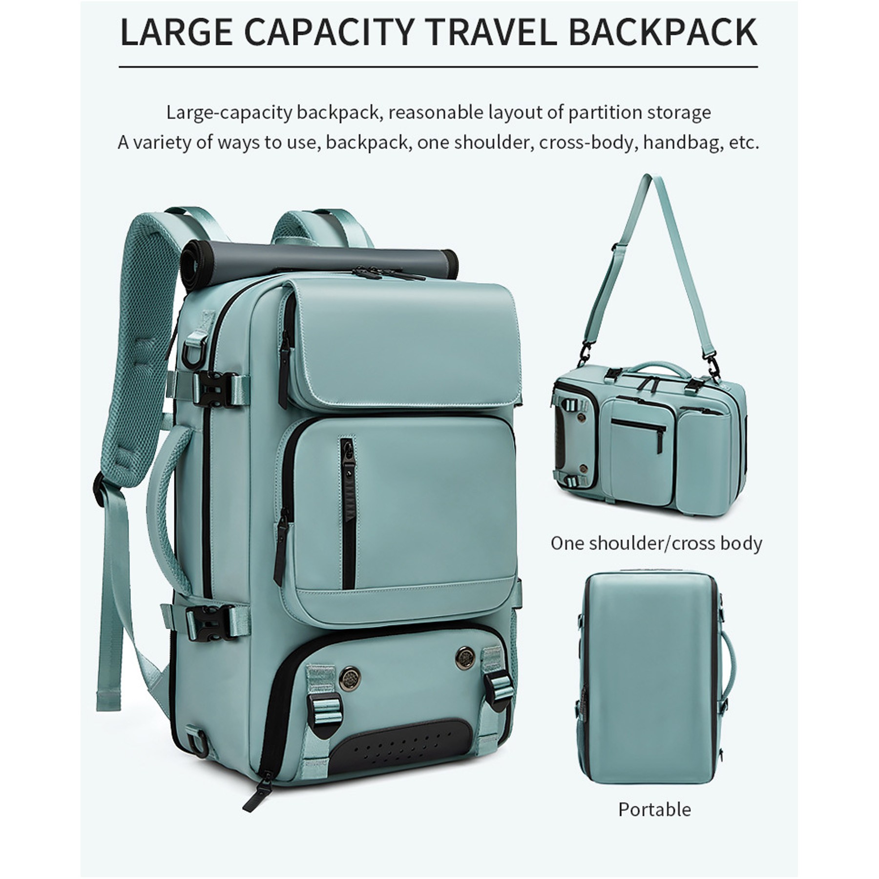 Airline Approved Luggage Bag with USB Charging Port 5