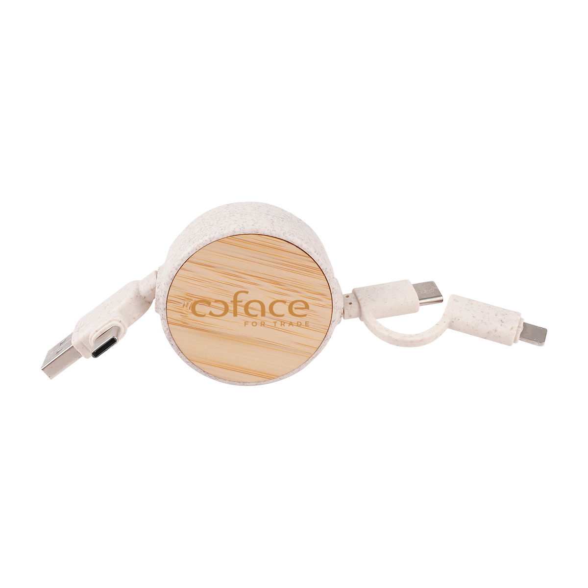 Eco-Friendly Retractable Cable with Type-C/USB 7
