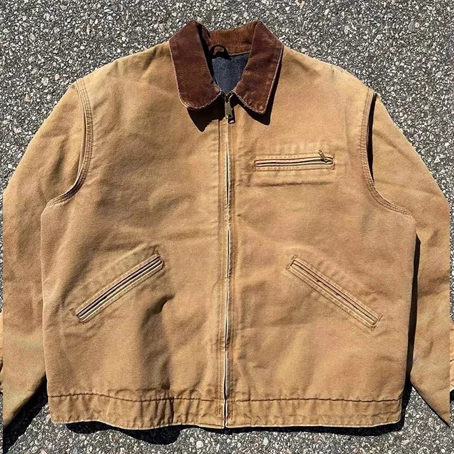 Custom Vintage Carpenter Canvas Jacket 2