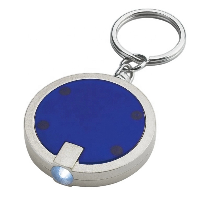 Round LED Flashlight Key Chain 4