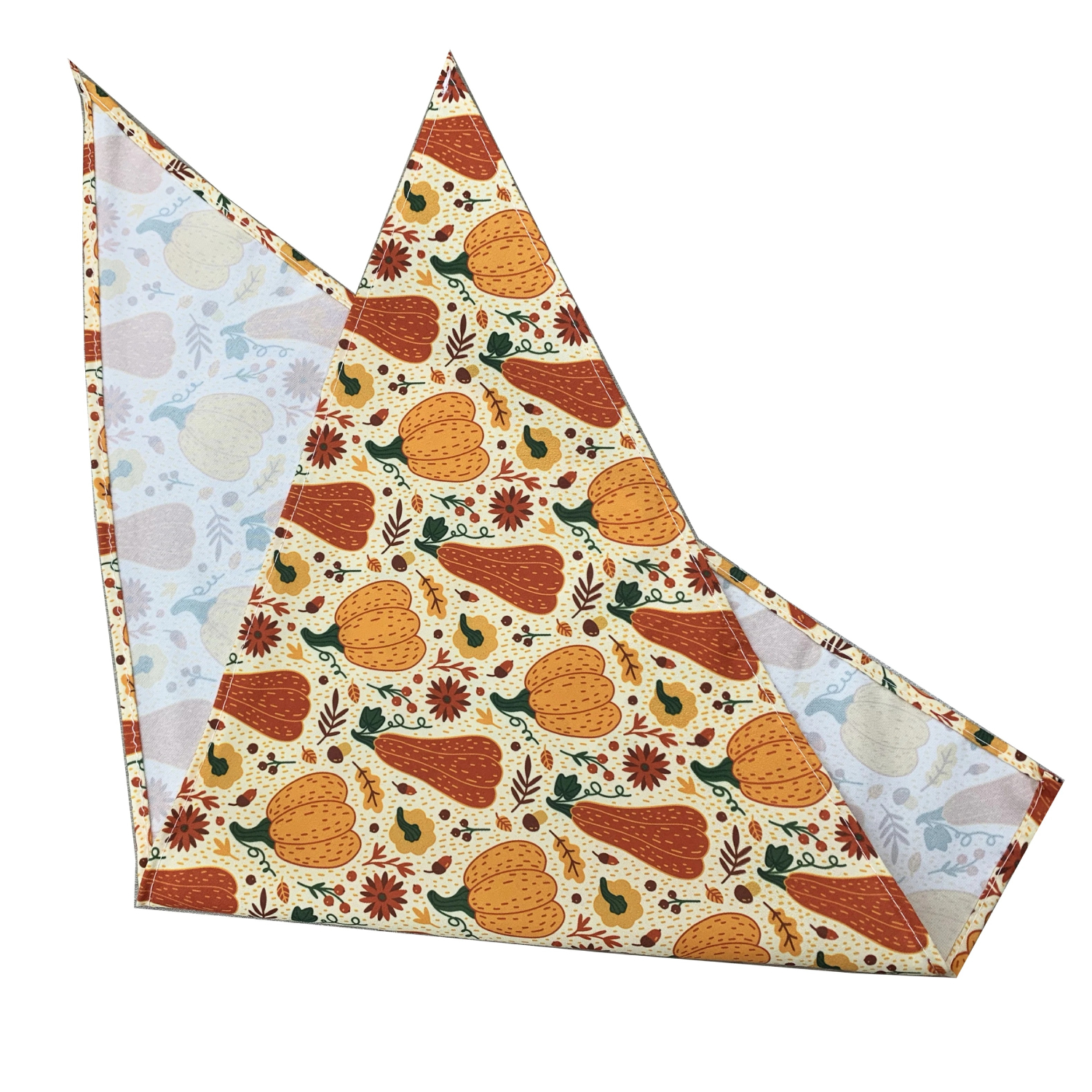 Triangle Hemmed Polyester Pet Bandana 2