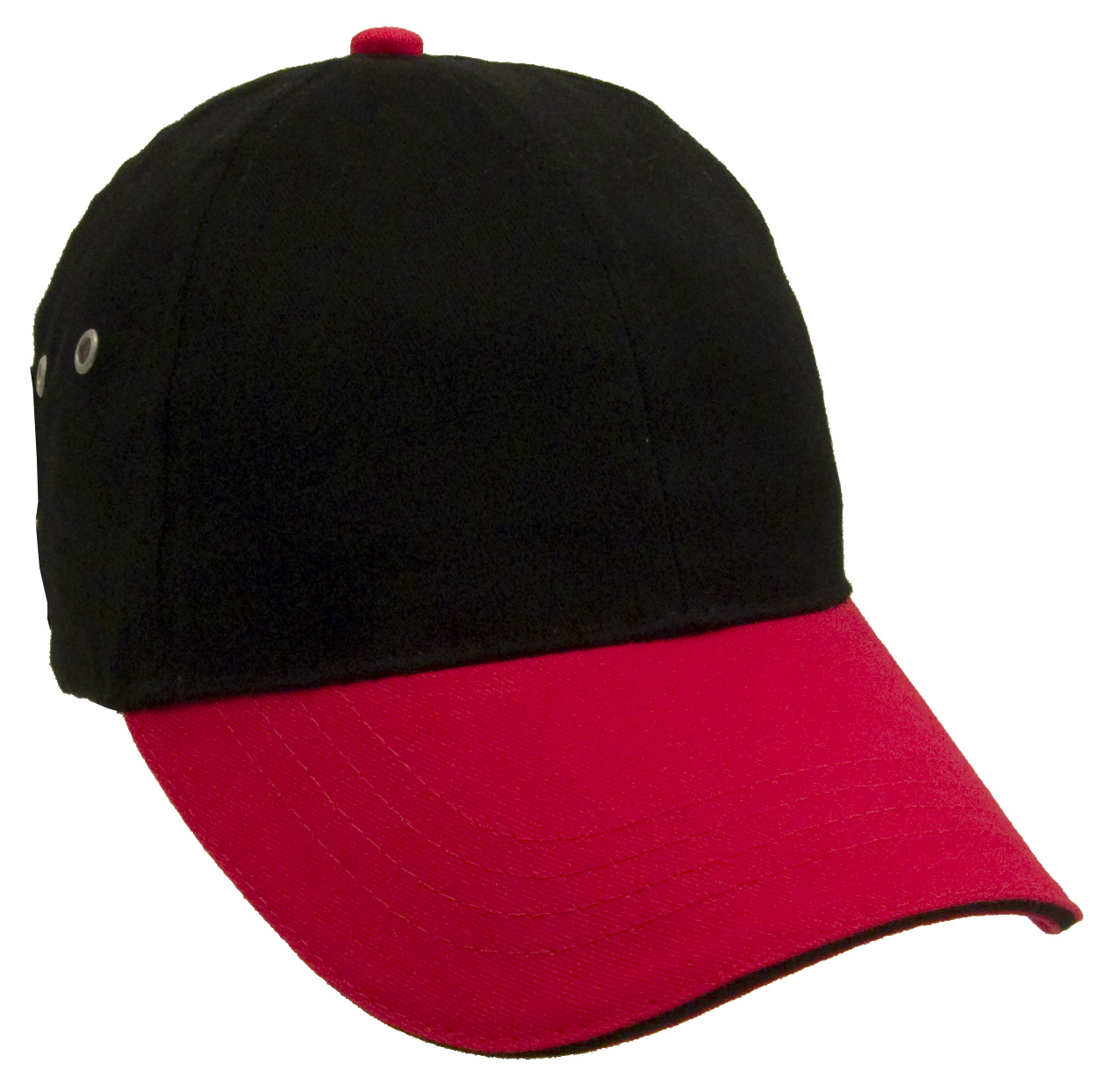 Constructed Lightweight Brushed 2-Tone Cotton Twill Sandwich Cap 12