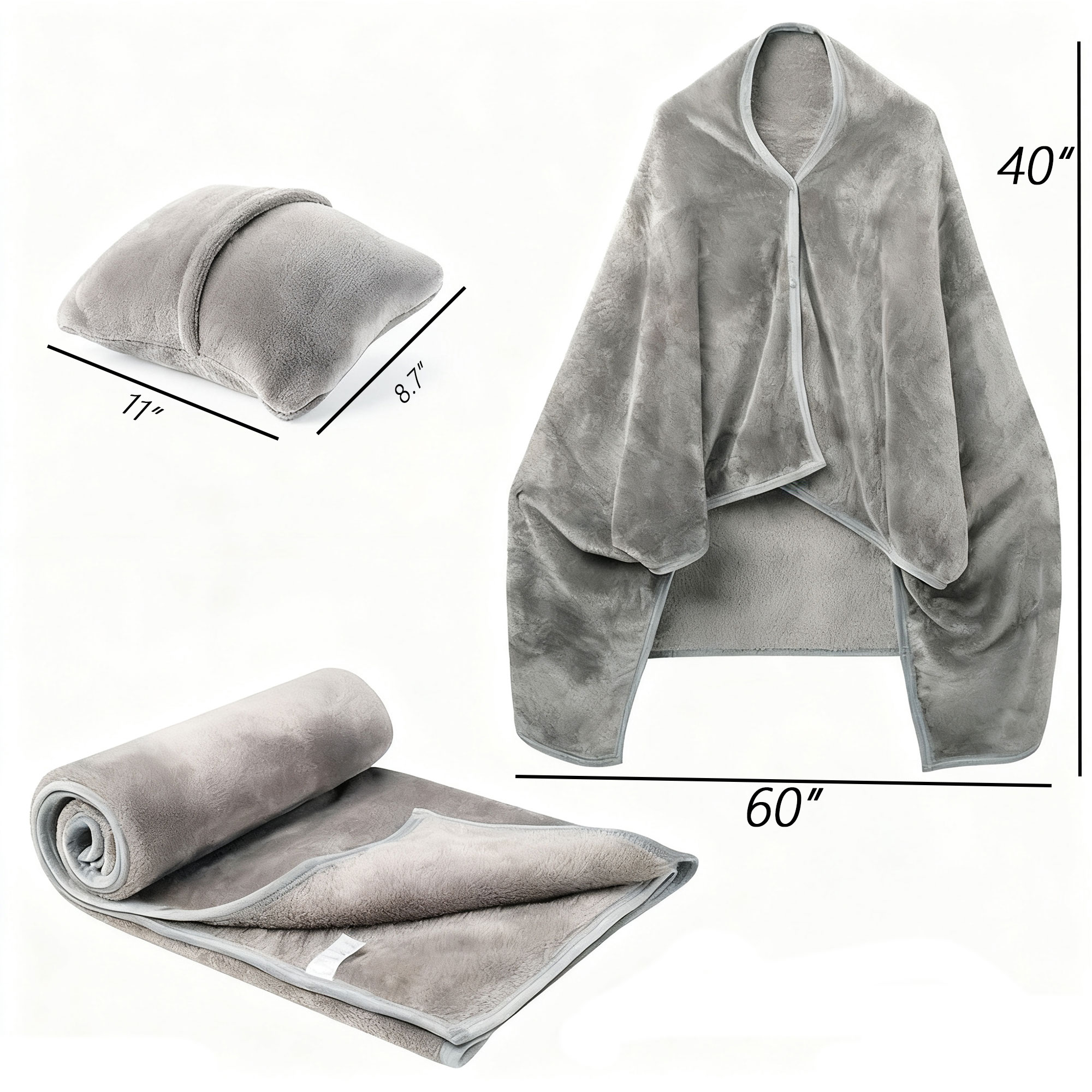 Multifunctional Travel Blanket Pillow Combo 7