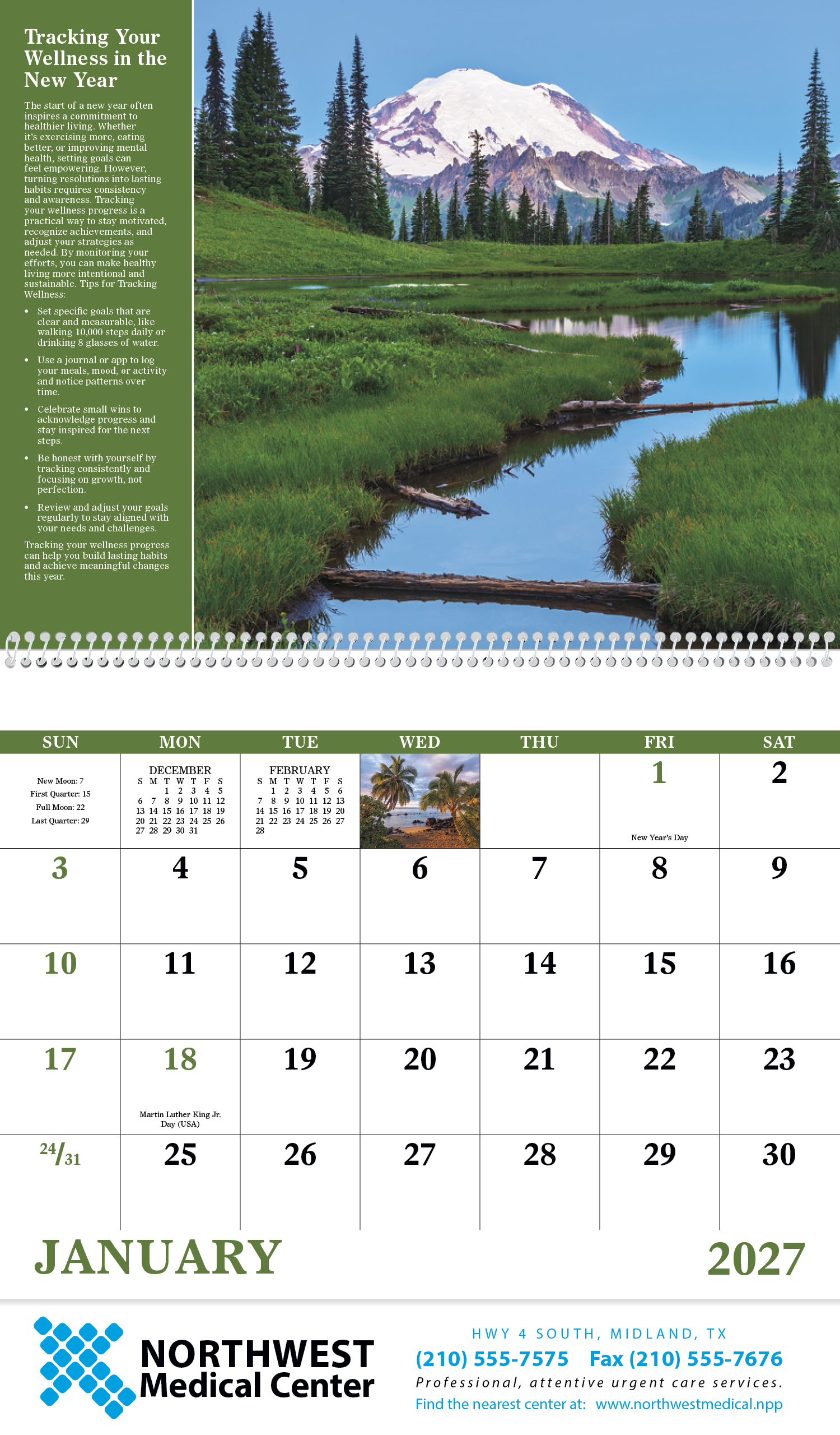 Good Value™ Healthy Living - Spiral Calendar 23