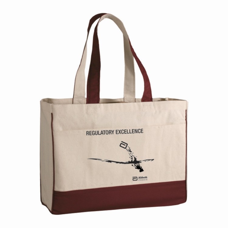 Canvas Standard Tote Bag, custom tote bag with logo imprint 5