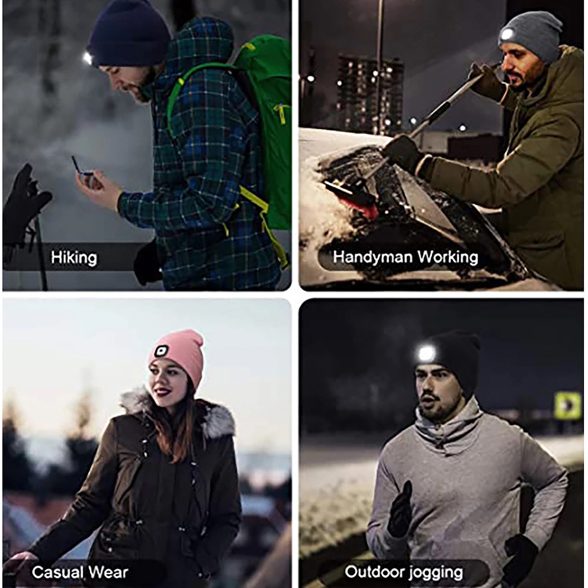 Bluetooth Beanie With Head Light 5