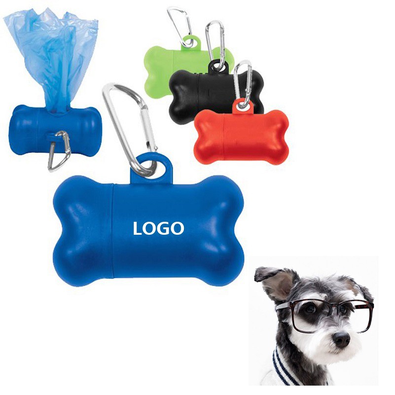 Pet Waste Disposal Bag Dispenser W/Carabiners 2