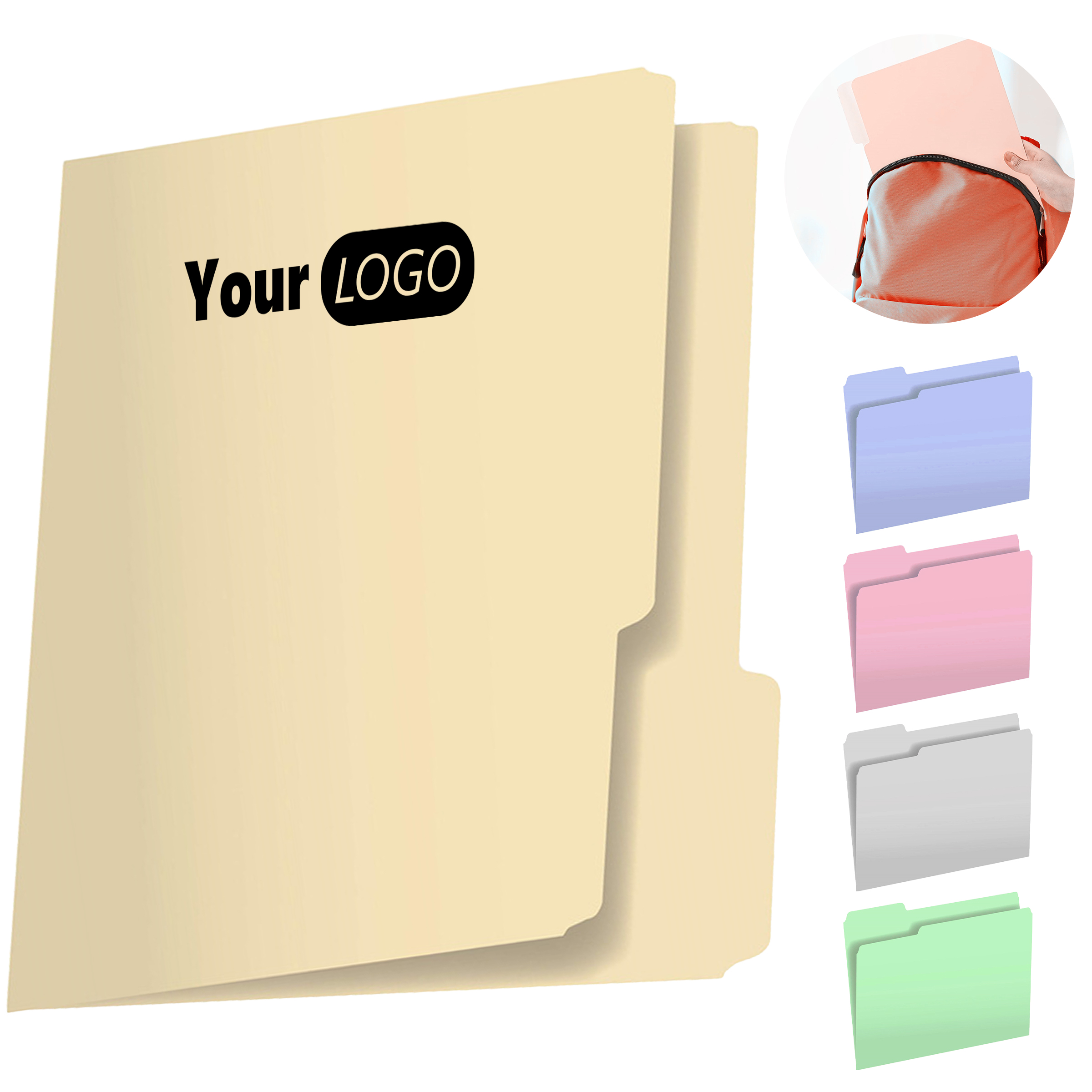 Pp Vibrant Manila Folder Set Of Six Colors For Efficient Organization (Moq 50) 2