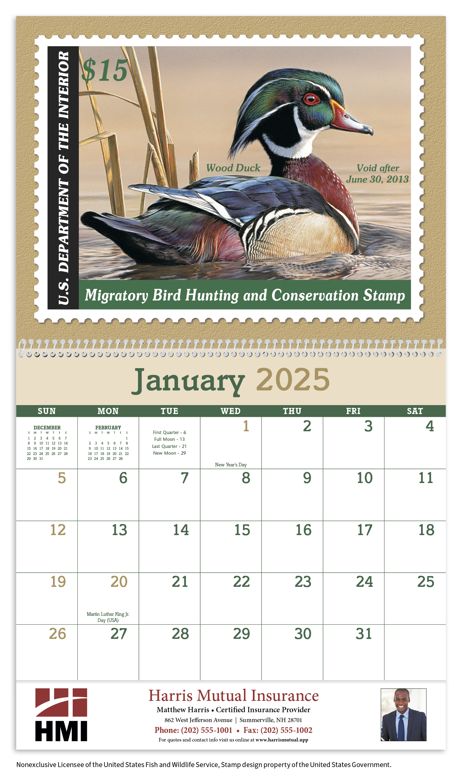 Triumph® Calendars Duck Stamps Calendar 13