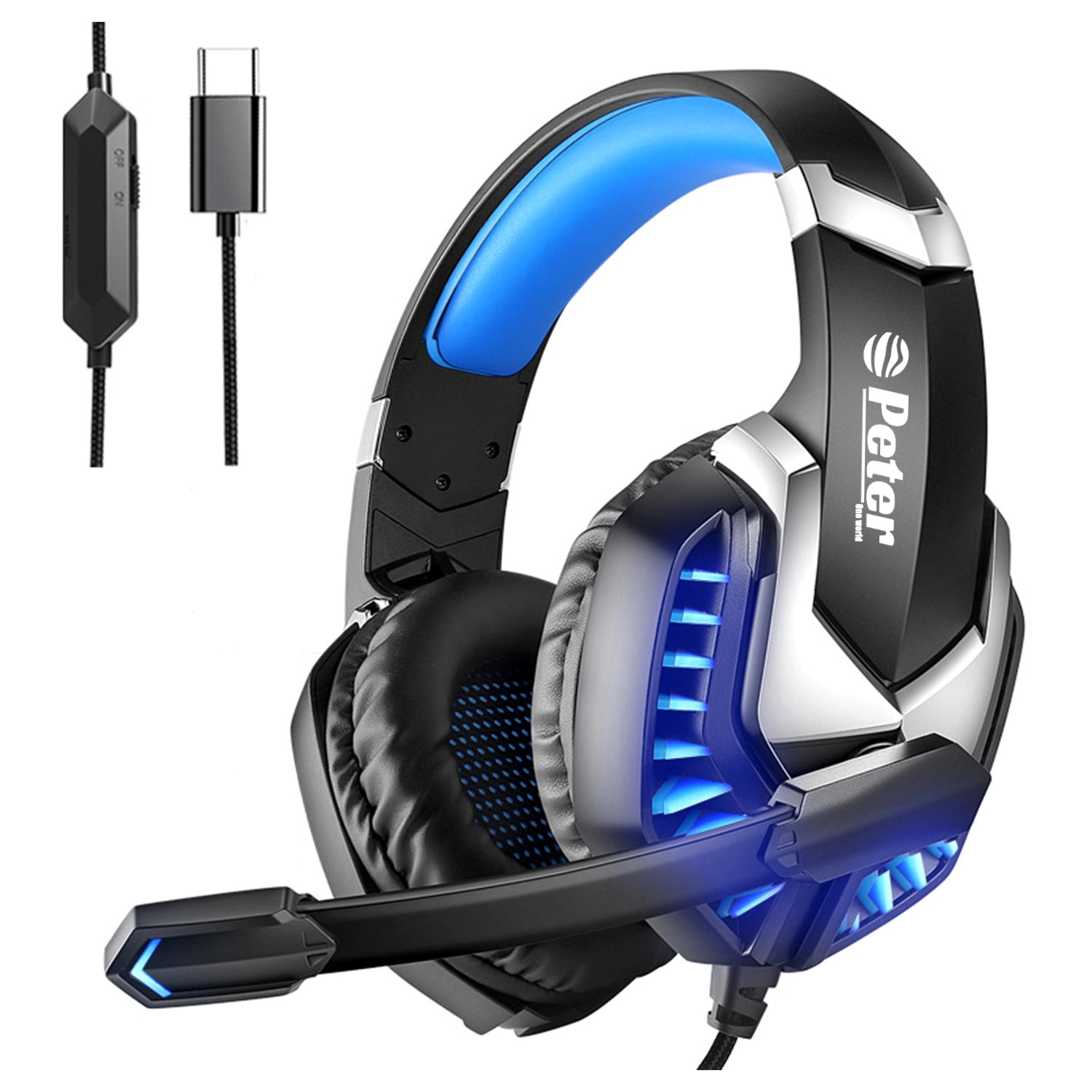 Gaming Headset With Led Light 2