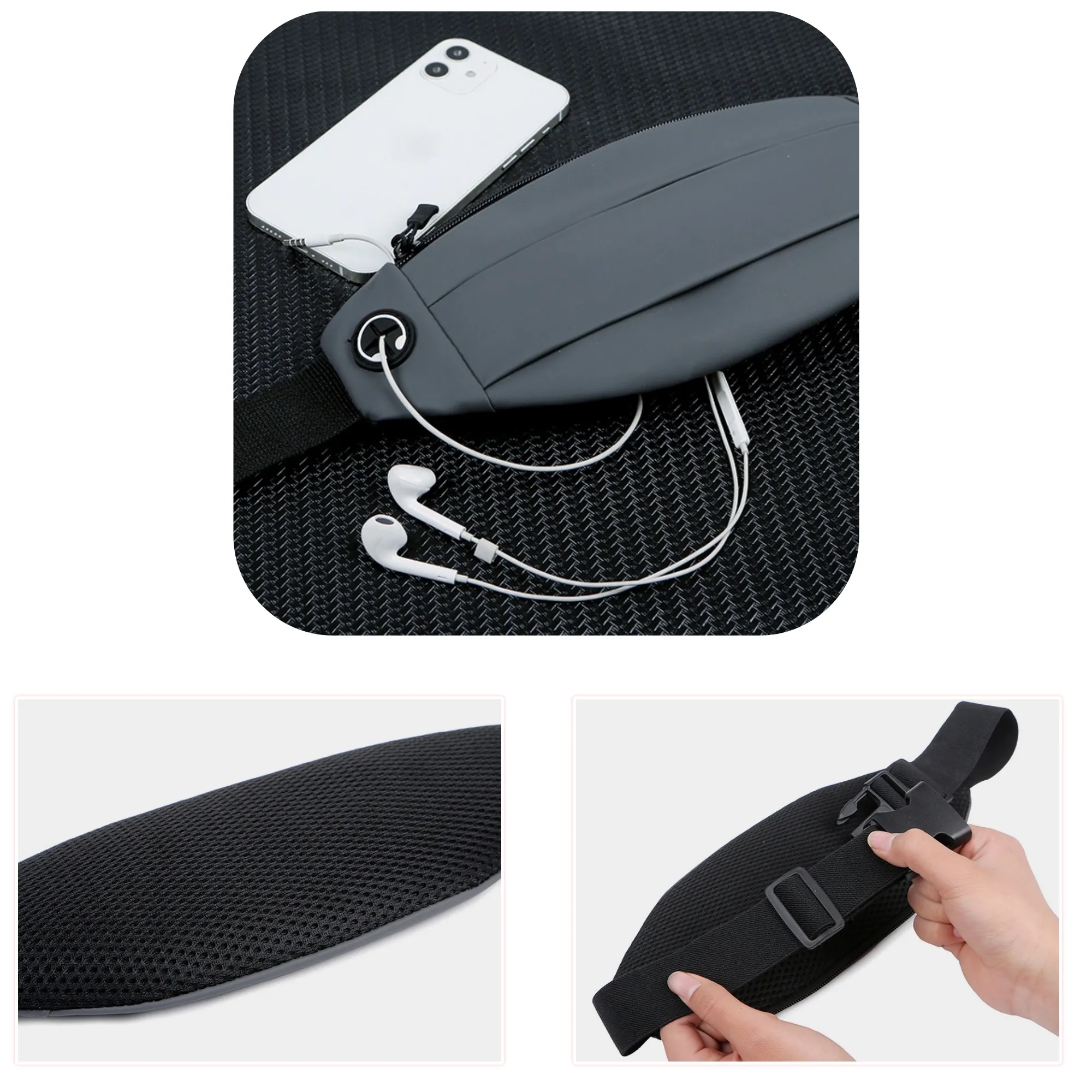 Waterproof Running Waist Pack Unisex Phone Holder 3