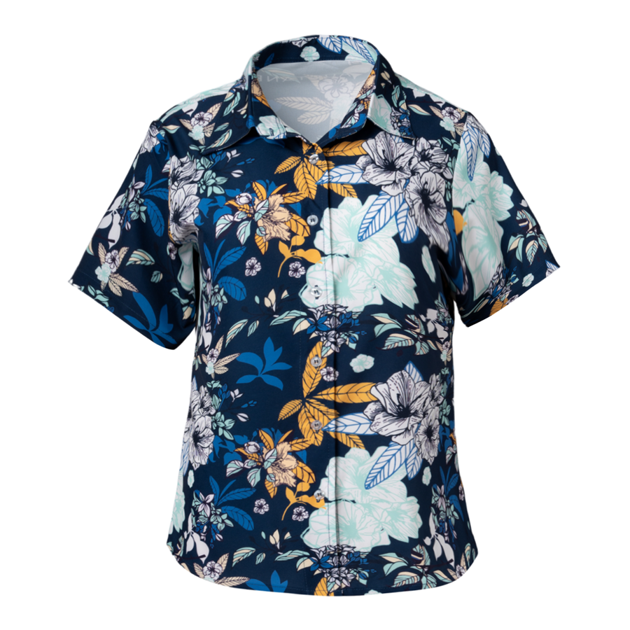 Women's Sublimation Full-Button Poly Shirt 7