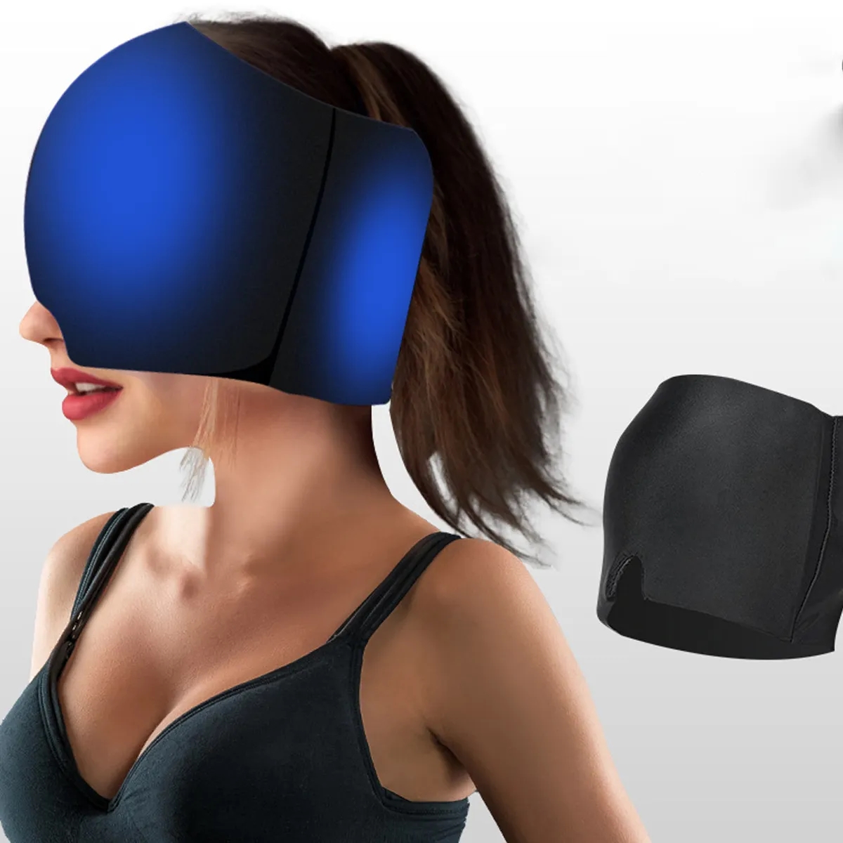 3D Contoured Sleep Mask With Full Light Blocking Design 4