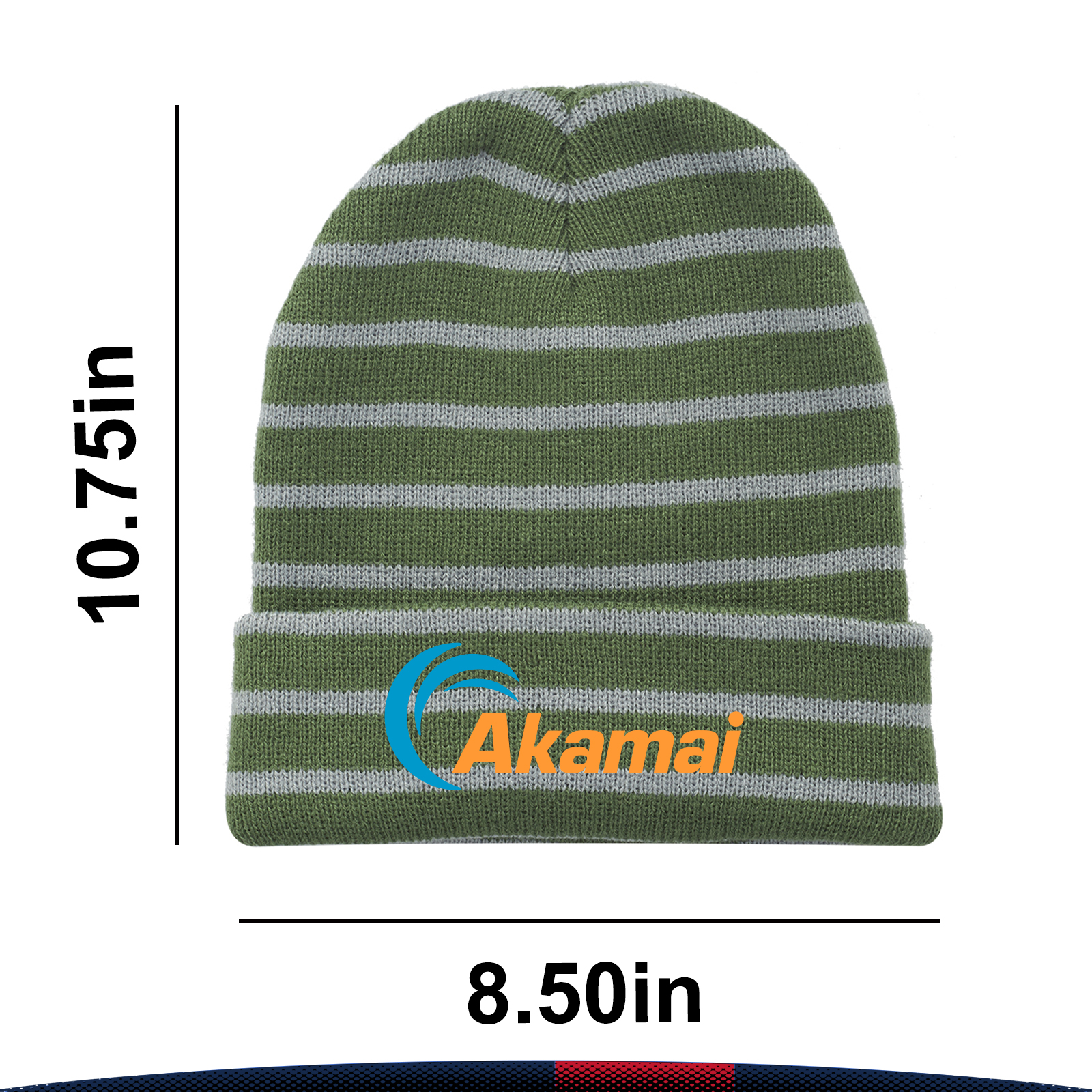 Cabou Striped Knitted Beanies 2