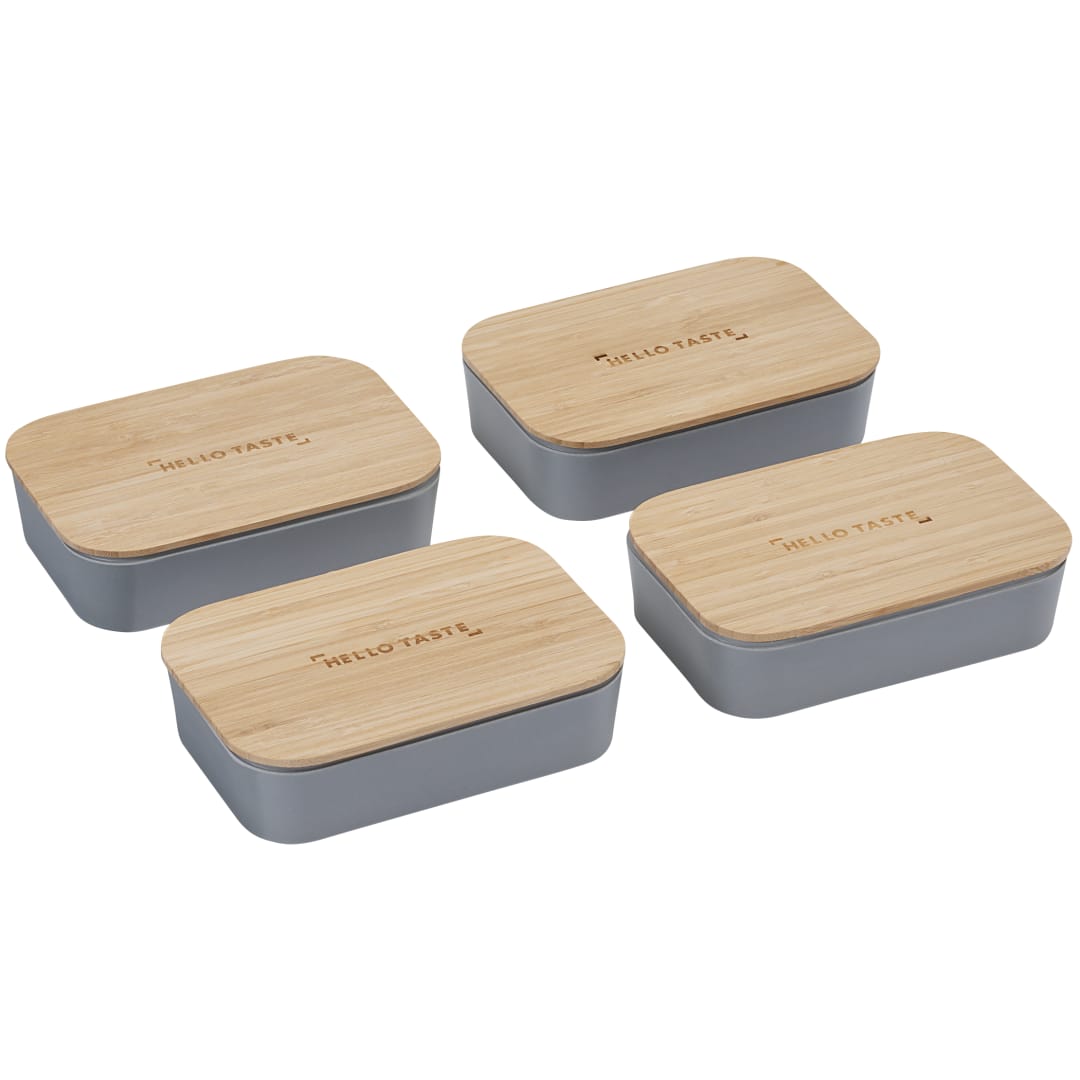 Bamboo Fiber Lunch Box with Cutting Board Lid 91