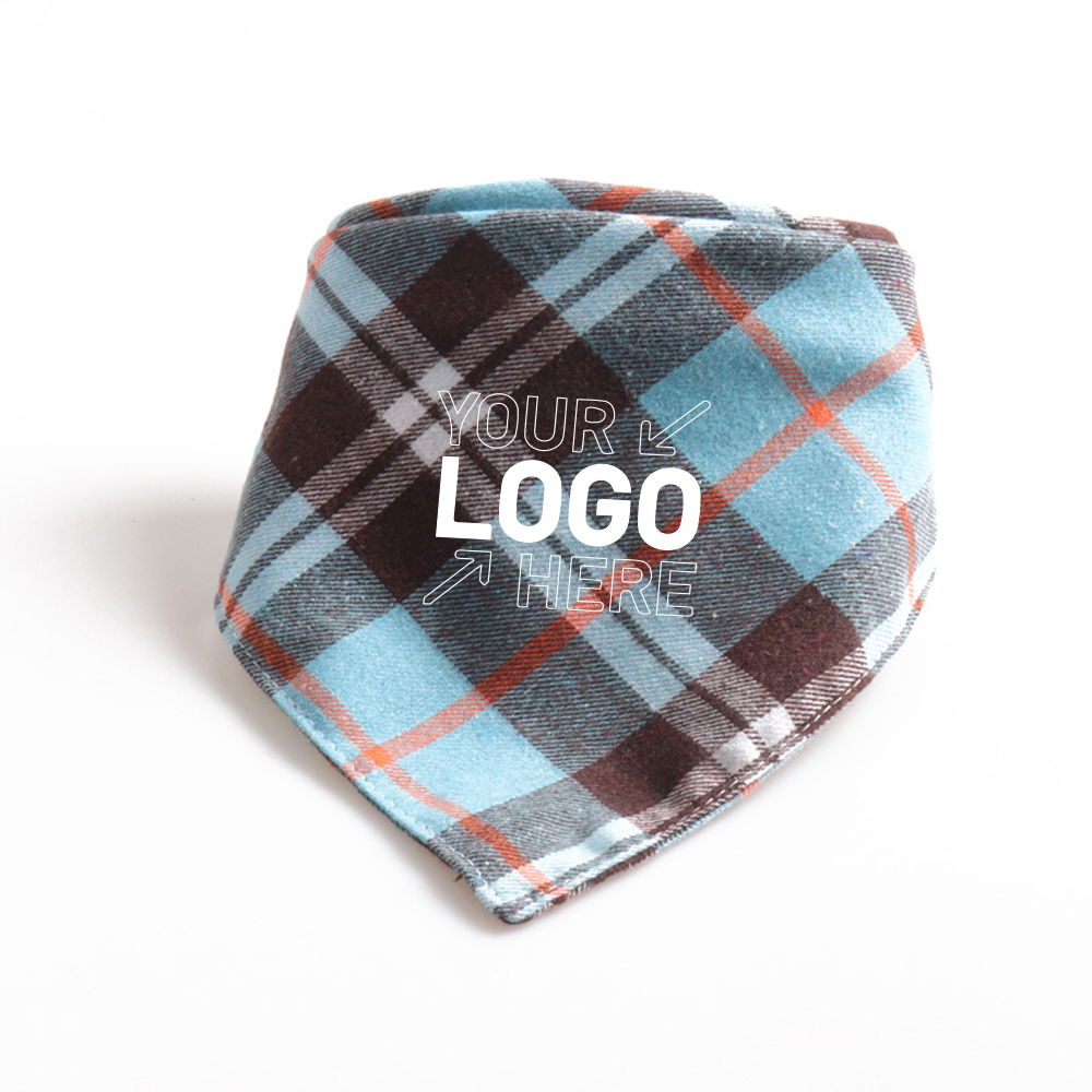 Large Solid Full Color Dog Triangle Bandanna 7