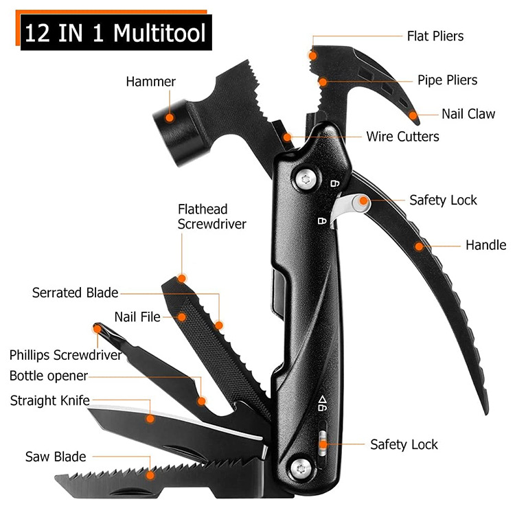 12-Function Portable Hammer with Case 4