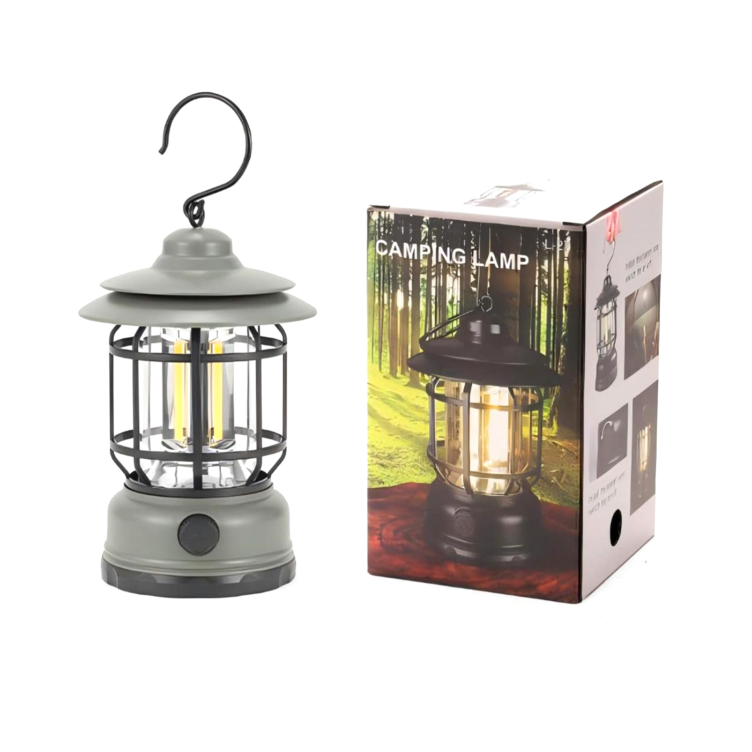 USB Portable Outdoor Camping Tent Vintage Ambience Light 5