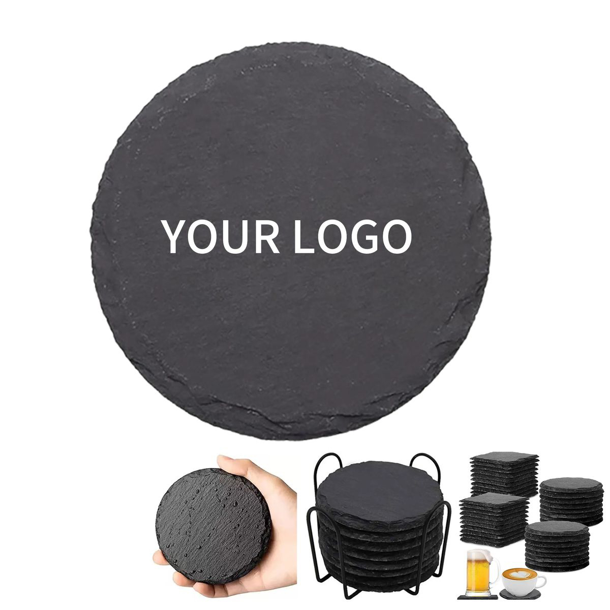 Stone Slate Bar Coaster for Home or Restaurant 2