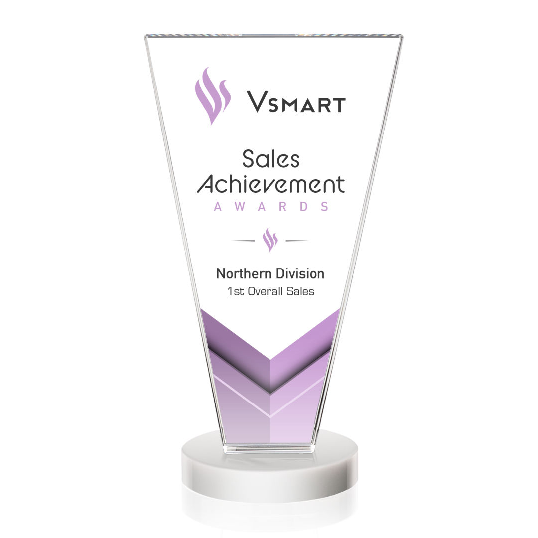 Burney VividPrint™ Award - White 7