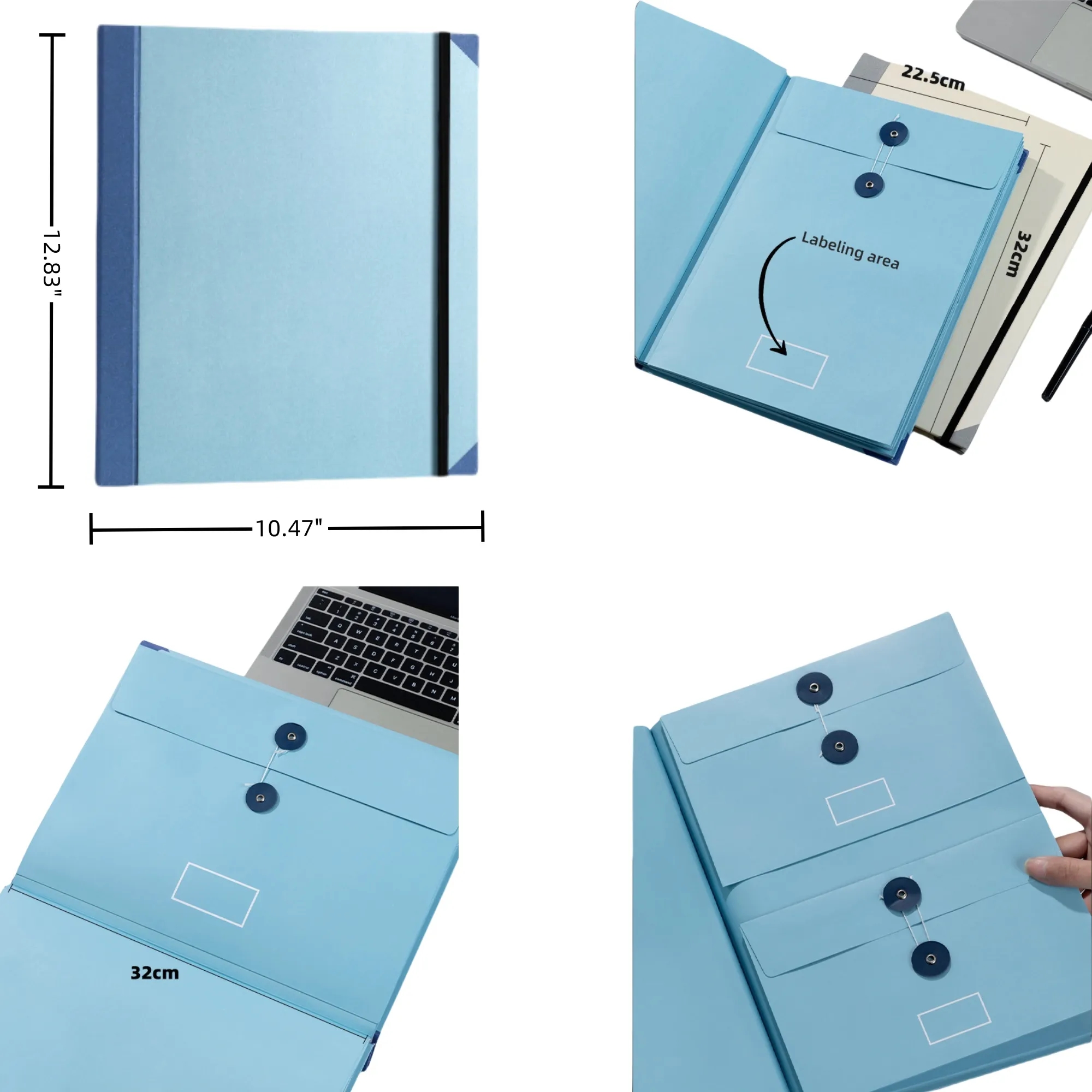 Multi - Pocket File Folder Acid - Free Office Organization 4