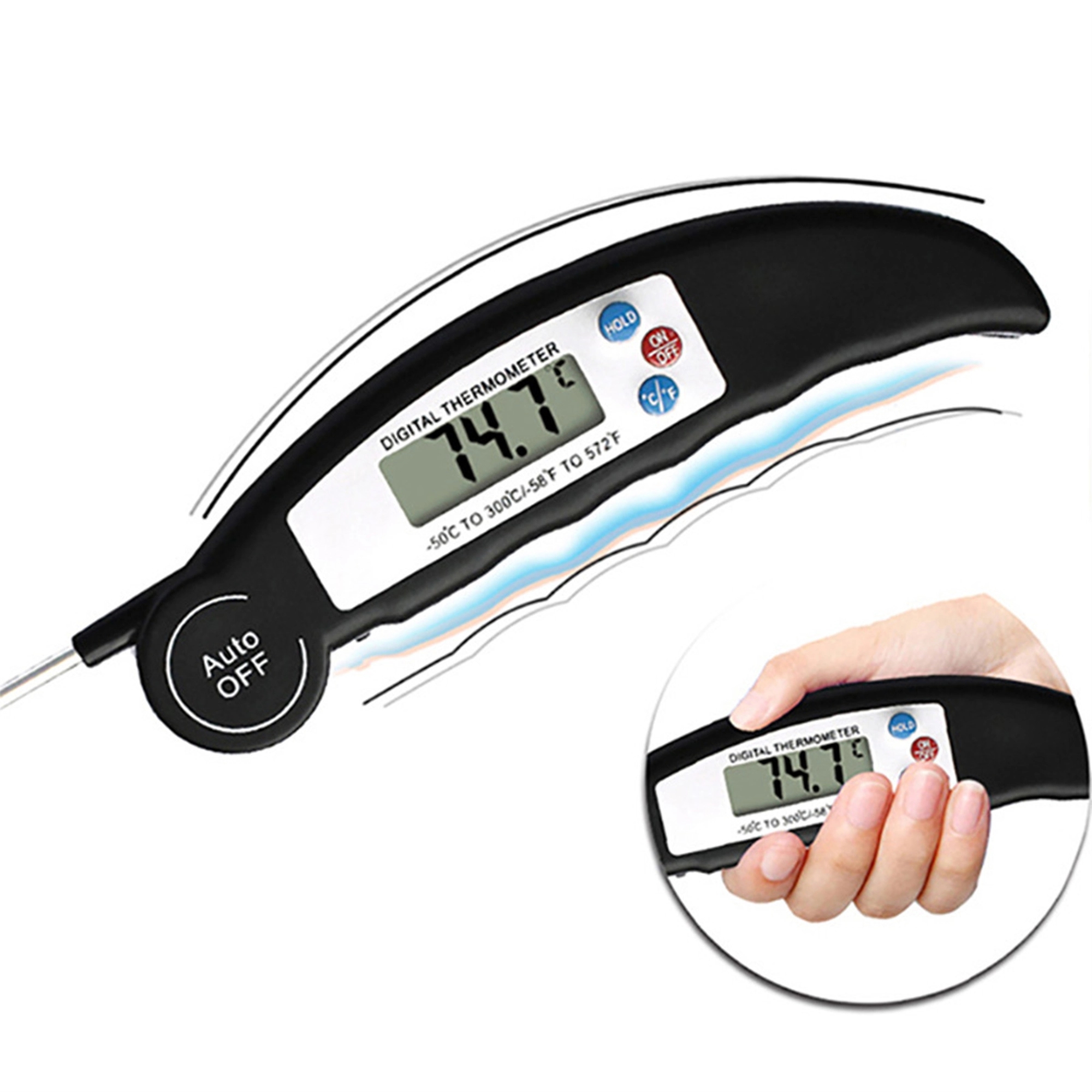 Instant Read Digital Thermometer for BBQ 6