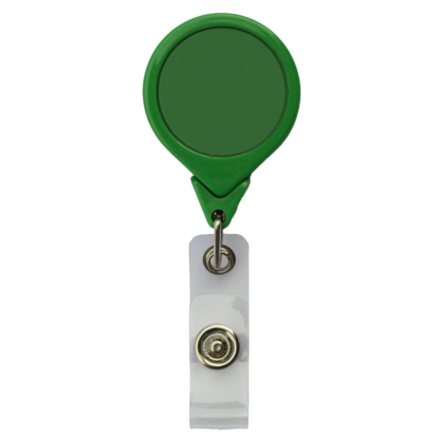 Teardrop Badge Reel w/ Bulldog Clip (No Twist) 3