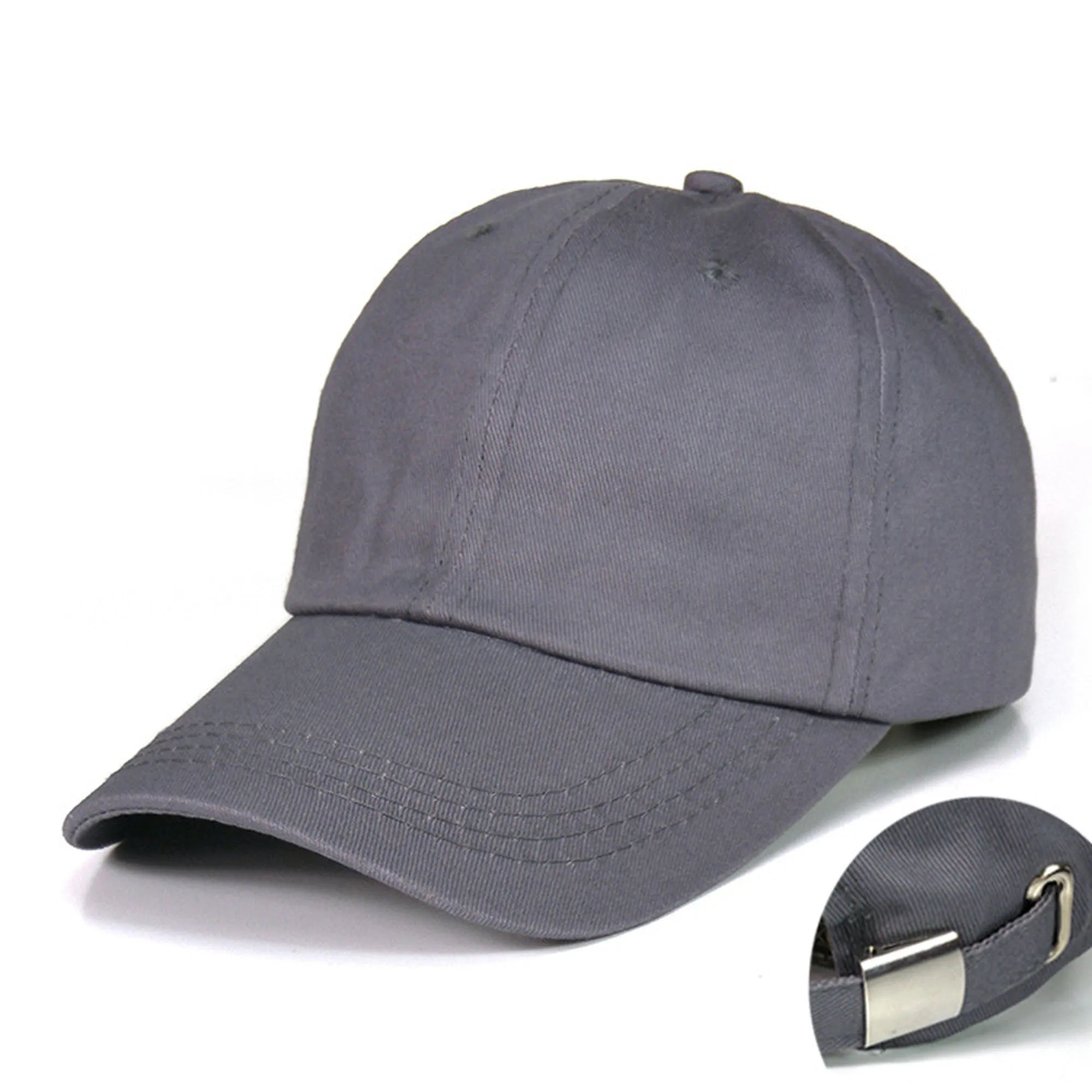 Cotton Baseball Cap with Adjustable Strap MOQ 100PCS 7