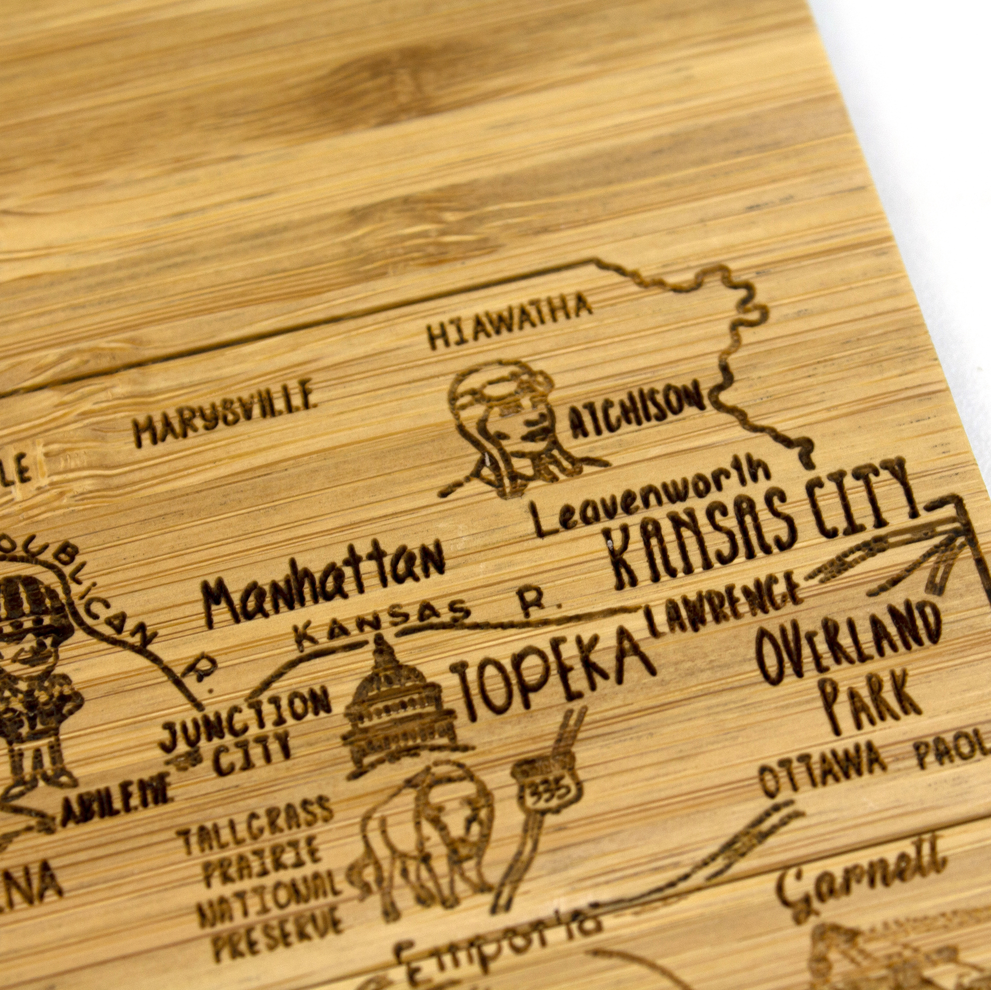 Kansas Puzzle Coaster Set 12