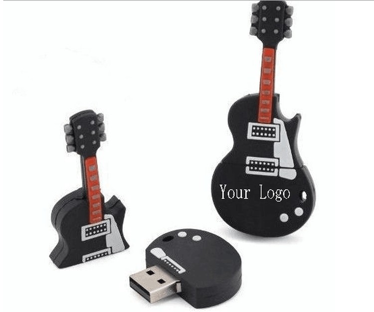 Guitar shaped flash drive-8GB 2