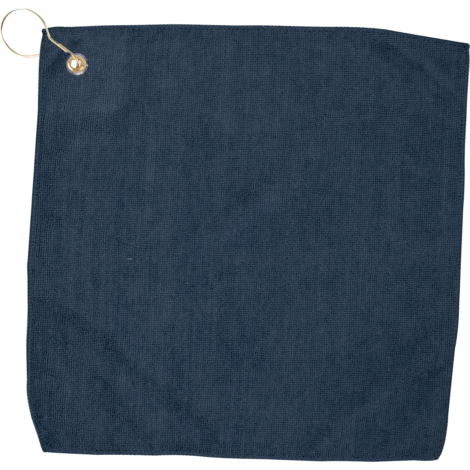 15" X 15" RPET Hemmed Golf Towel with Hook & Grommet 11