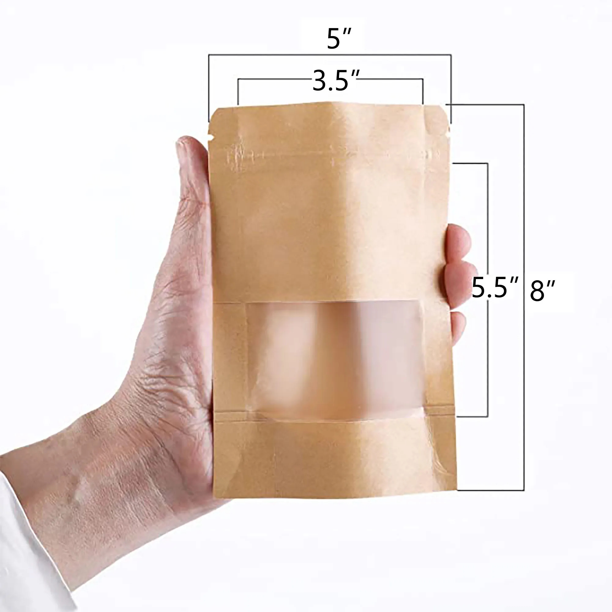 Kraft Paper Bag With Window 4