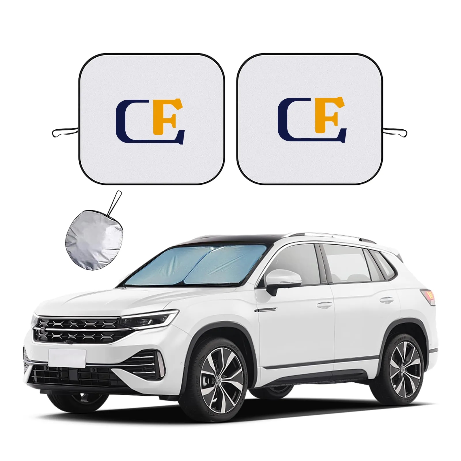 2 PC Auto Windshield Sun Shade 7