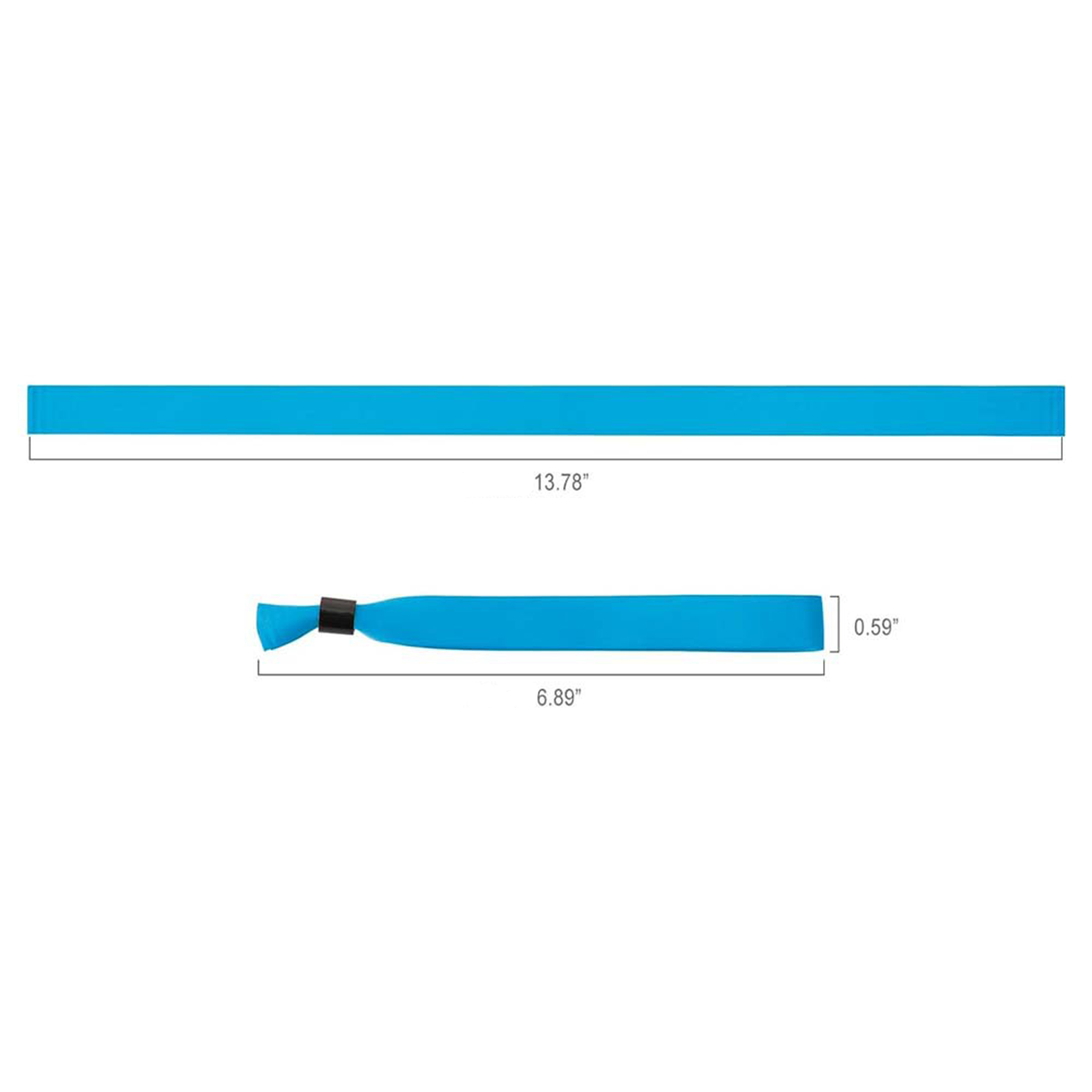 Disposable Polyester Solid Color Wristband 10