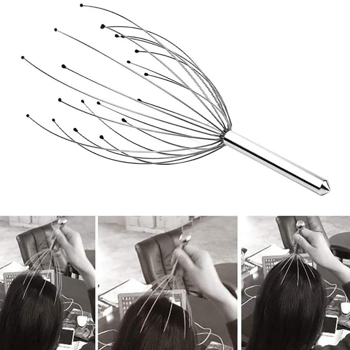 Handheld Scalp Massager Head Scratcher Tool 2