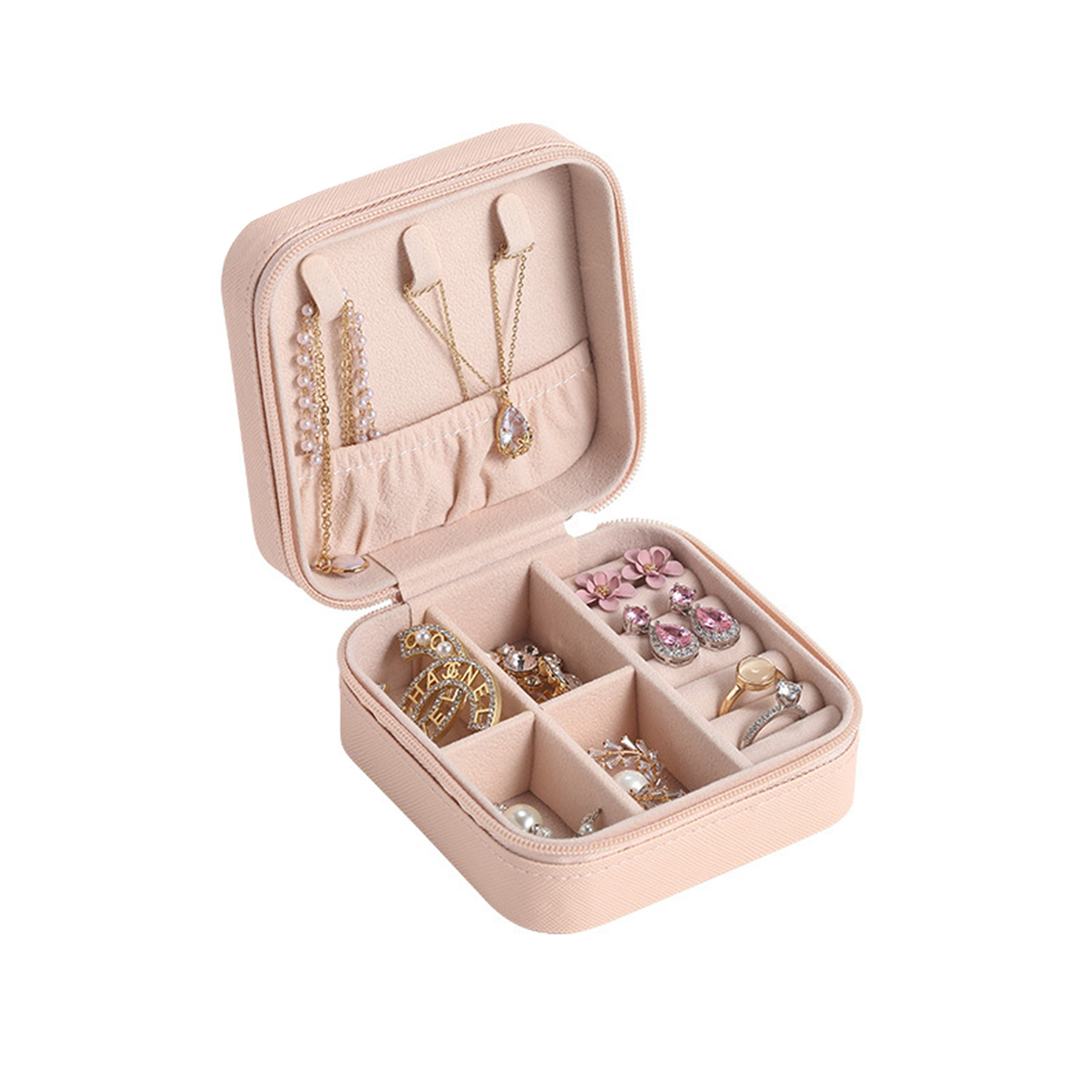 PU Leather Multi-Layer Jewelry Organizer 2