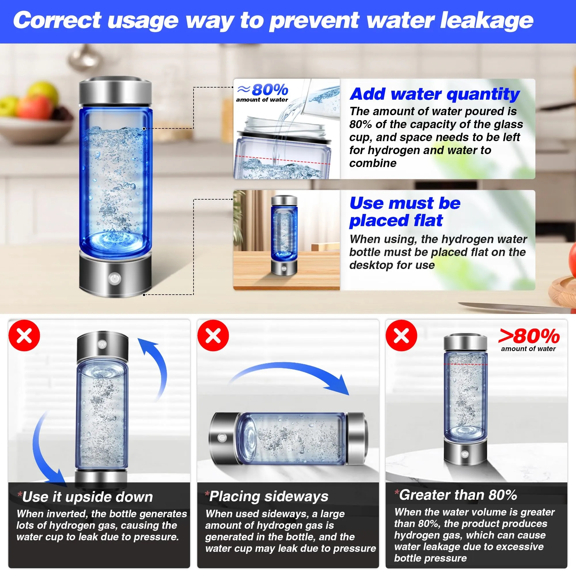 Hydropures Hydrogen Water Bottle 5