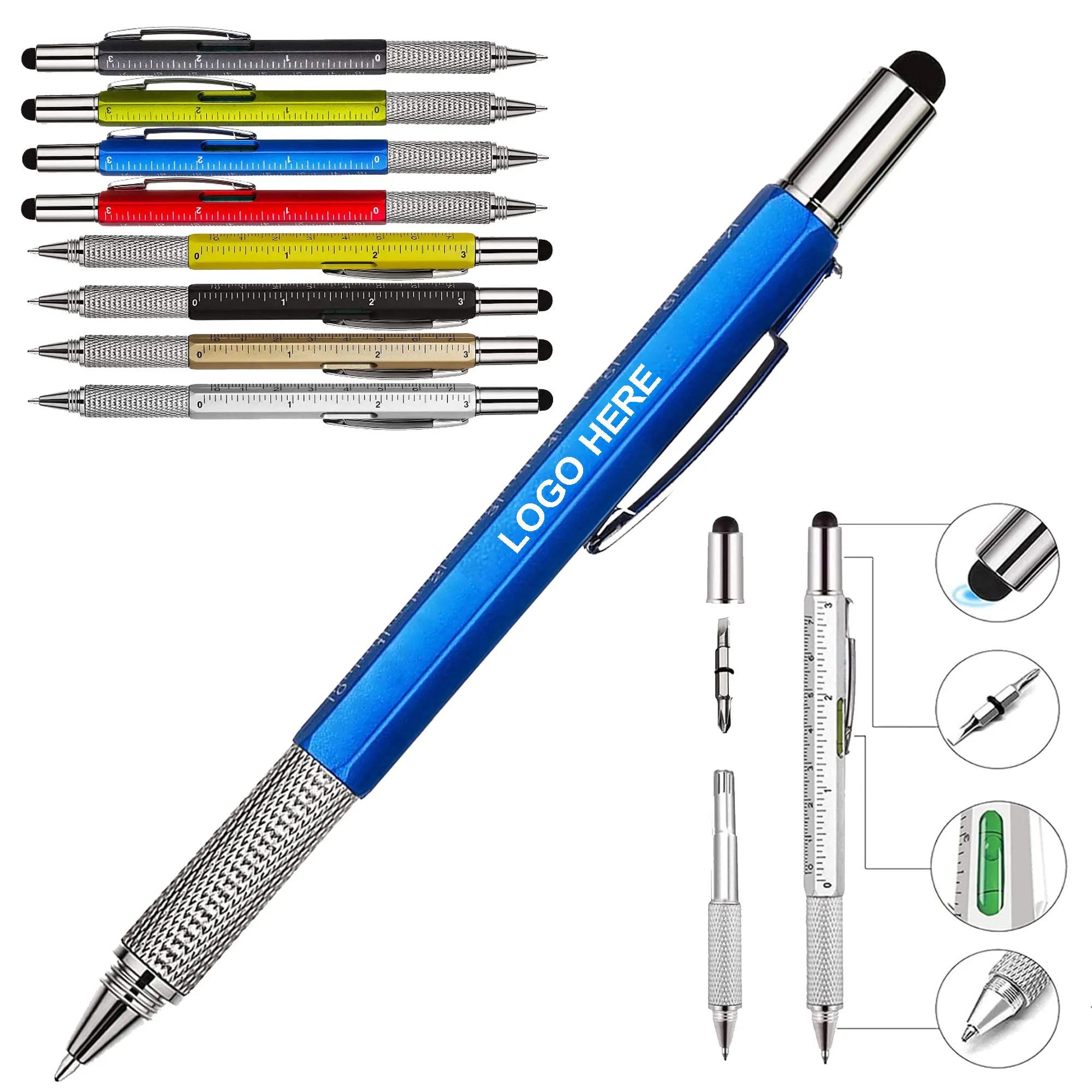 6 in 1 Multi Tech Gadget Screwdriver Ballpoint Pen 2