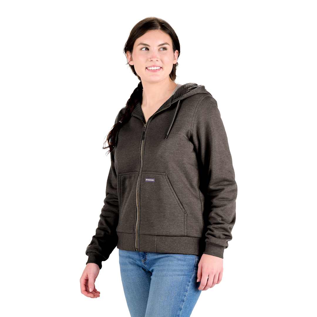 Berne Heritage Grid Fleece-Lined Zip Sweatshirt - Women's 63