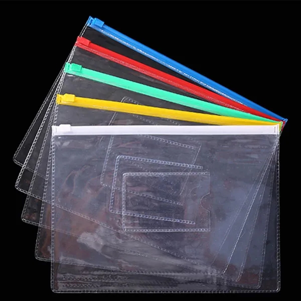 A5 Size Clear PVC Zipper Bag 4